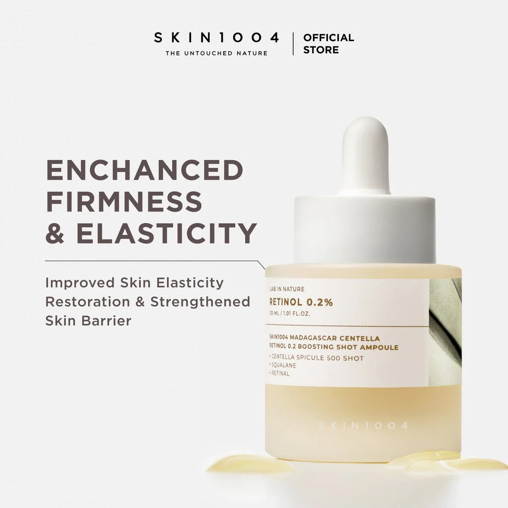 SKIN1004 Madagascar Centella Retinol 0.2% Retinal 0.05% Boosting Shot Ampoule