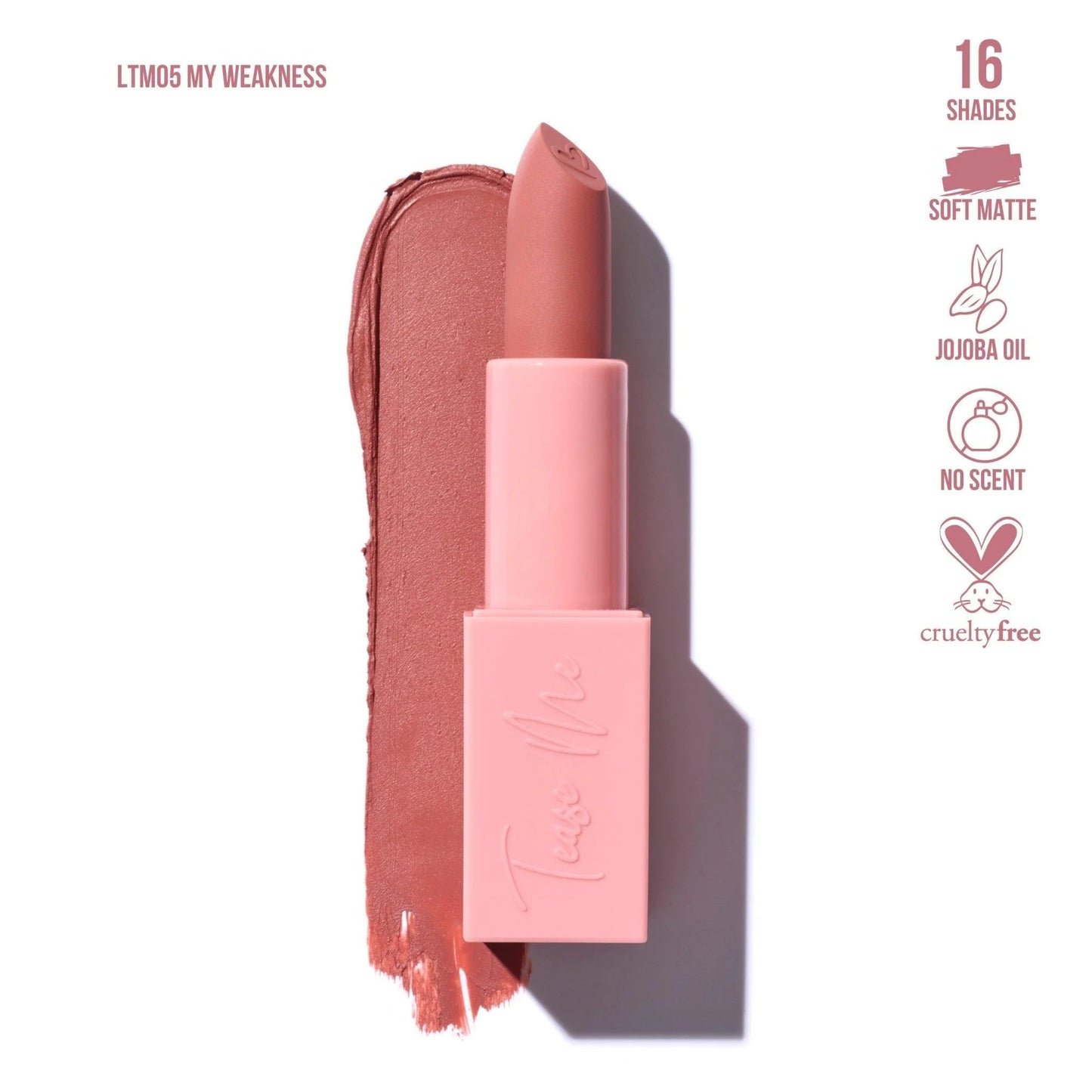 Tease Me Soft Matte Lipstick
