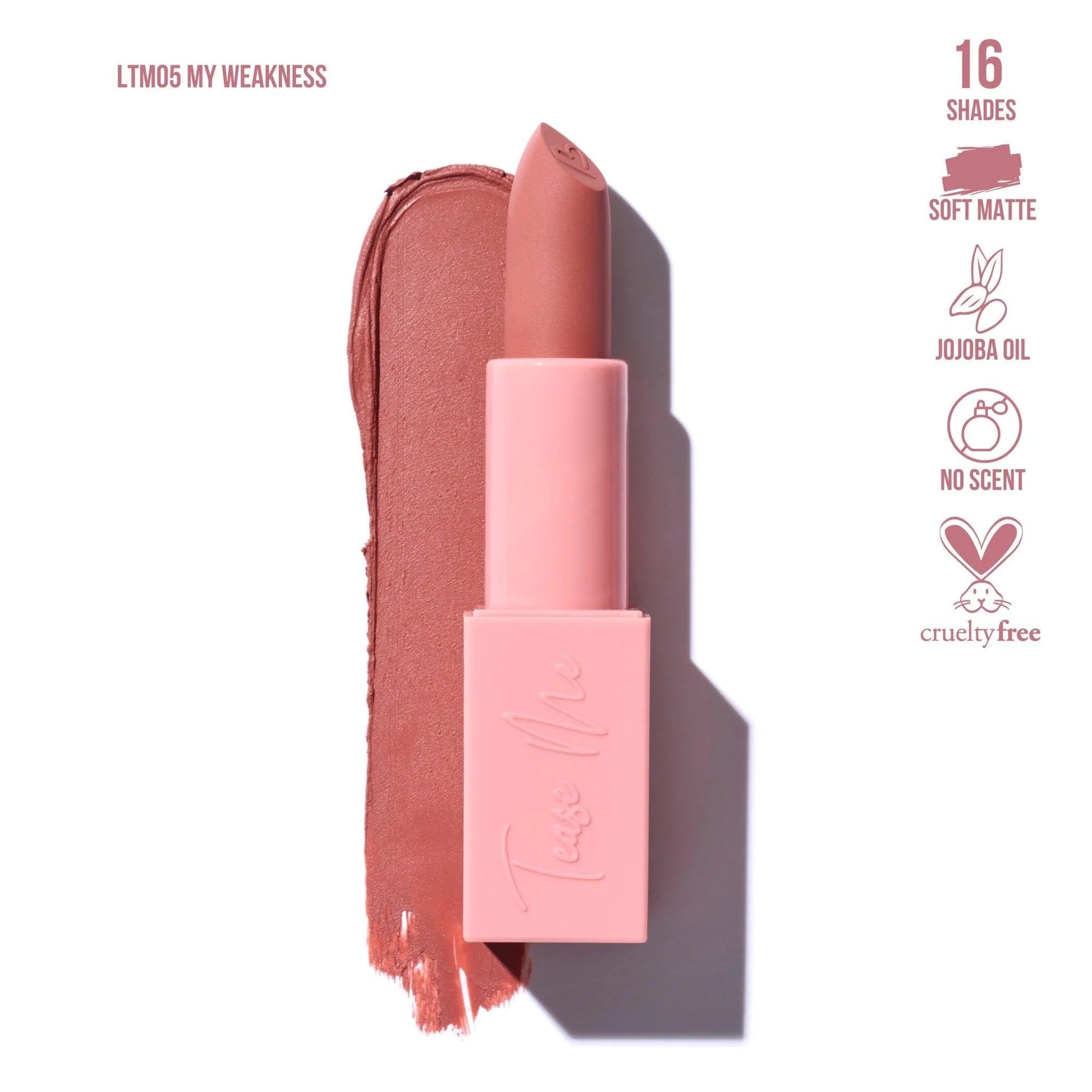 Tease Me Soft Matte Lipstick