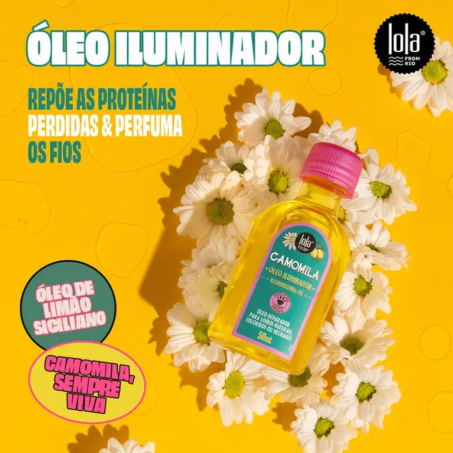 Camomila Óleo Iluminador Lola Cosmetics