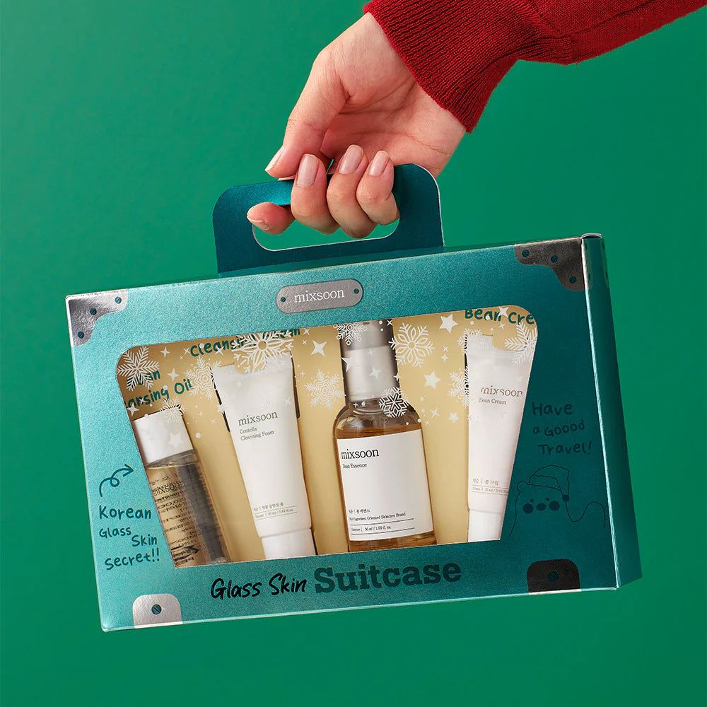 Glass Skin Suitcase (Oil, Foam, Essence, Cream) Mixsoon