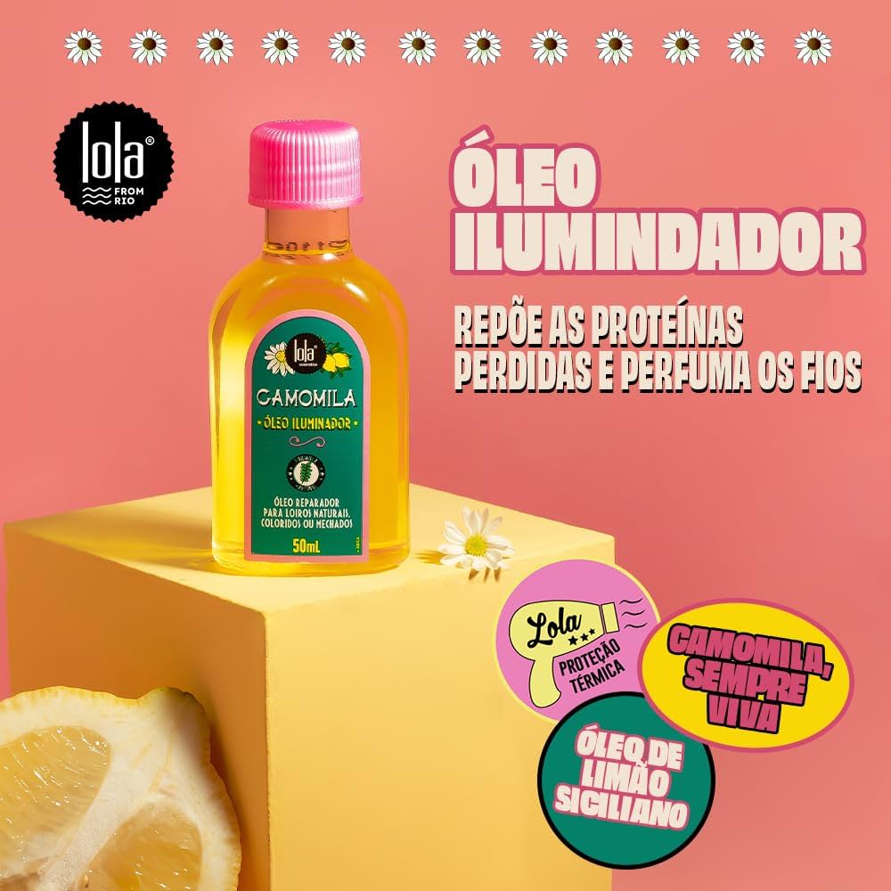 Camomila Óleo Iluminador Lola Cosmetics