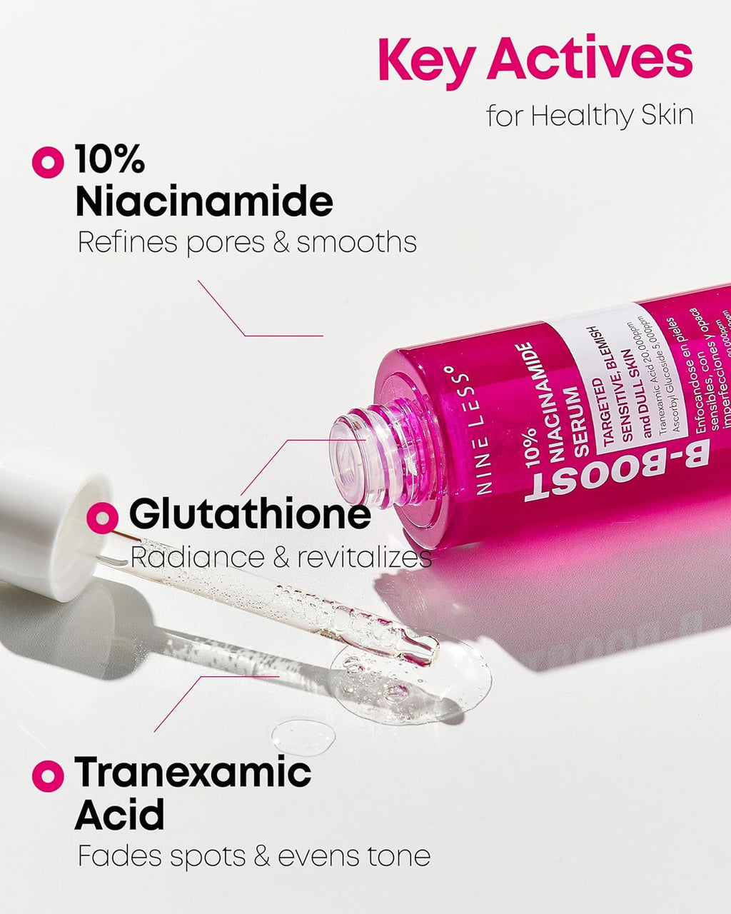 NINELESS B-Boost 10% Niacinamide Serum 30ml