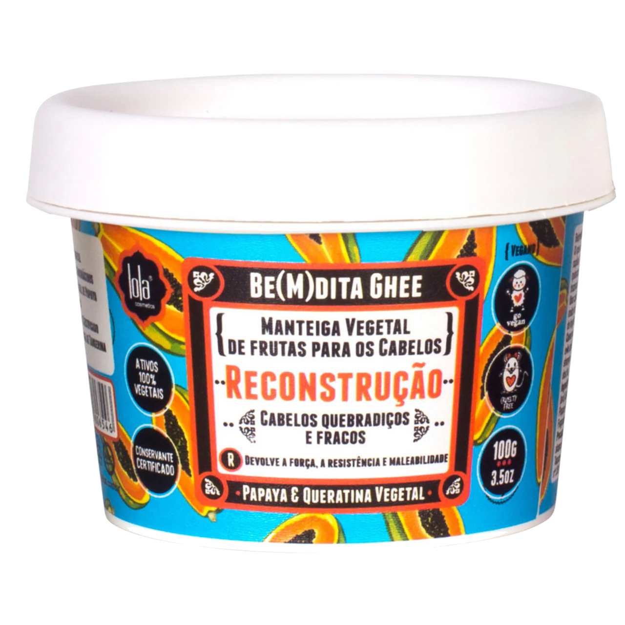Be(M)dita Ghee Reconstrucción de Papaya y Keratina (100g)