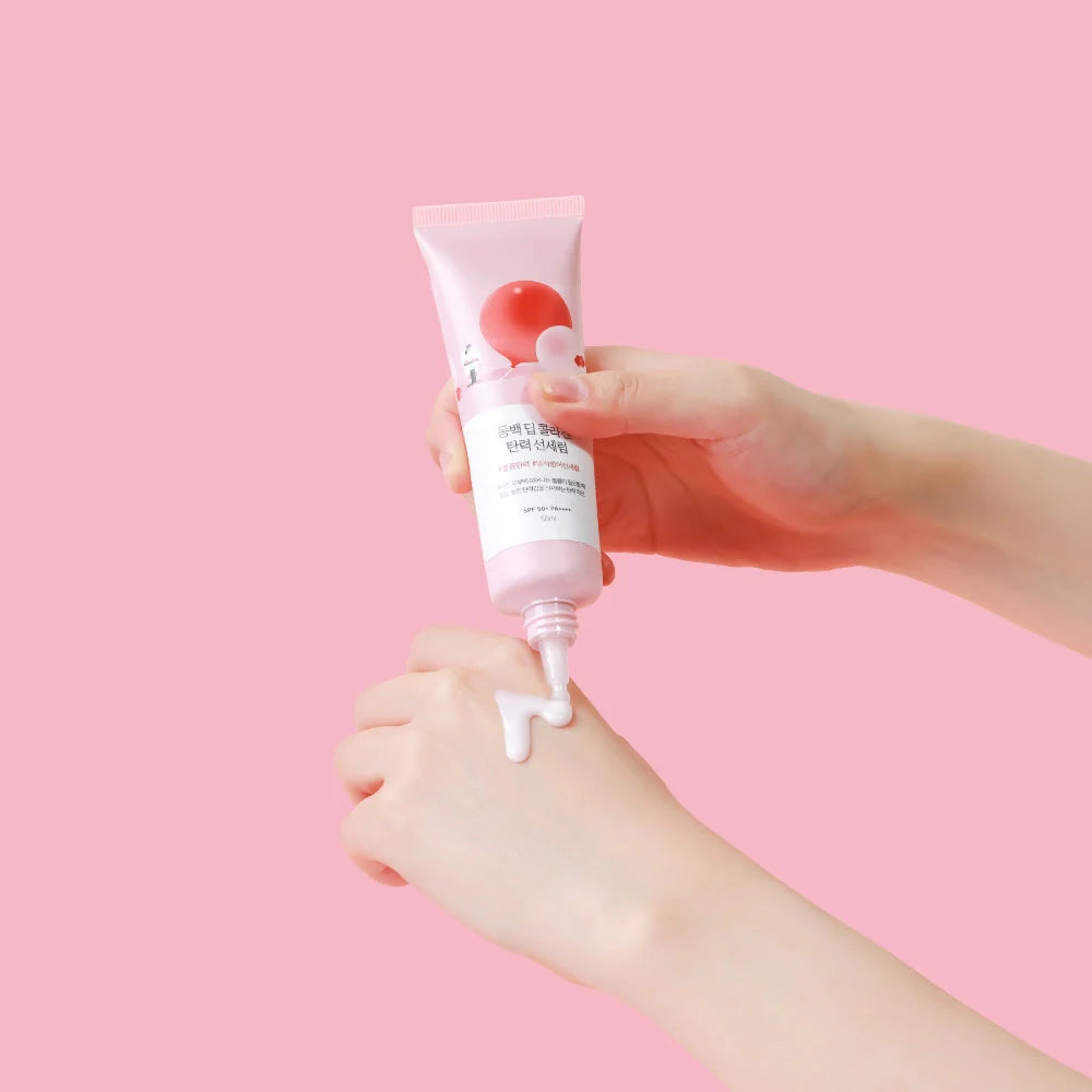 ROUND LAB Camellia Deep Collagen Firming Sun Serum