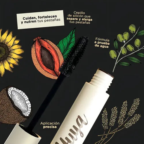 Yuya Máscara de Pestañas con 10 Aceites Naturales Negro