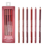 Set de Delineadores Wooden Lip Pencil Set