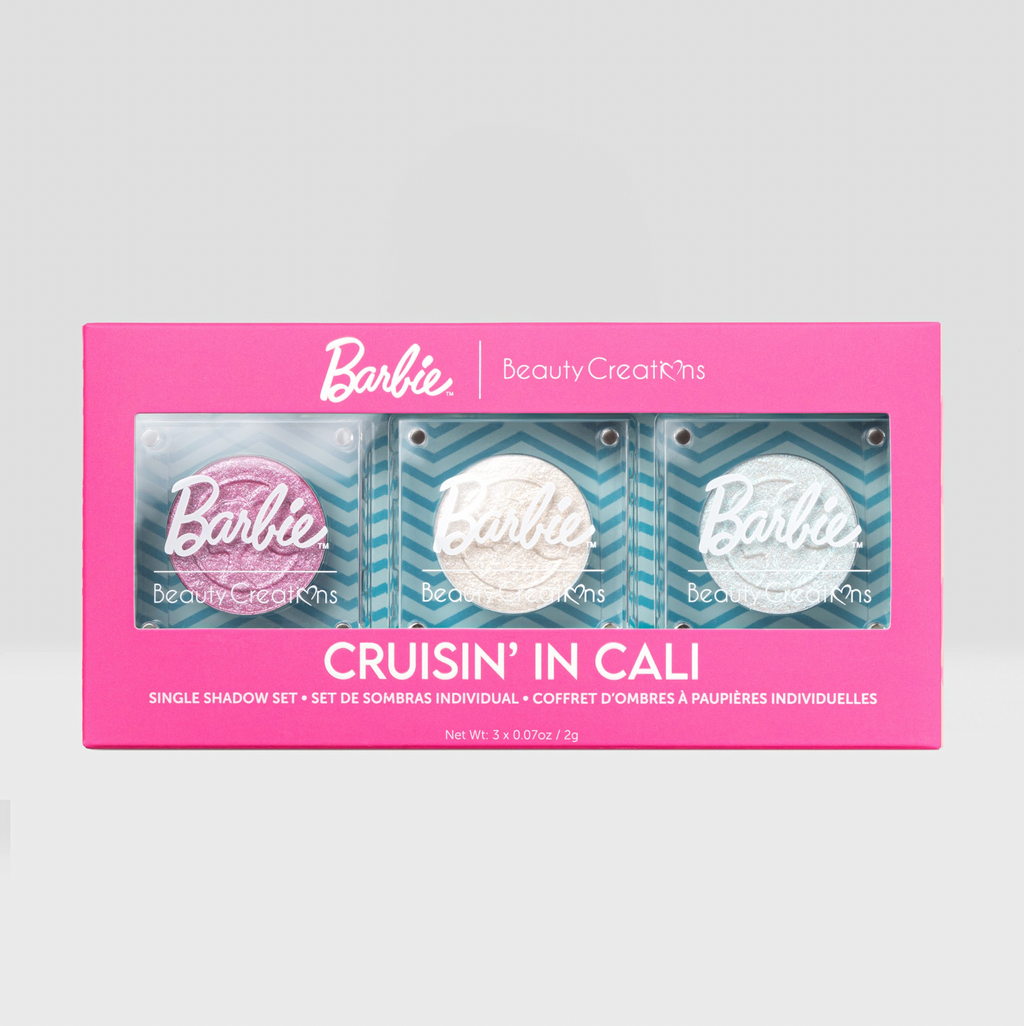 Set de Sombras Individuales Cruisin’ In Cali Barbie x Beauty Creations