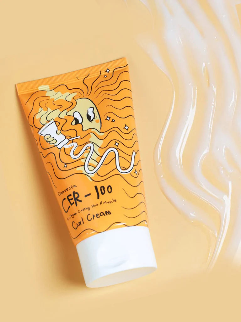CER100 Collagen Coating Hair A+ Muscle Curl Cream Crema para Rulos