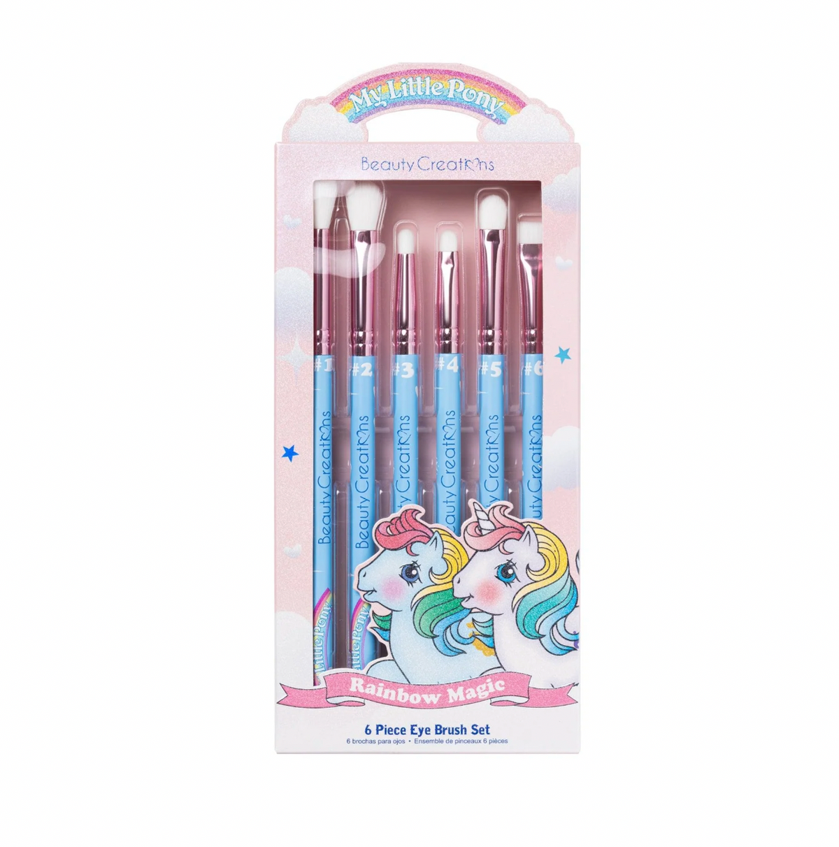Rainbow Magic Set de Brochas de Ojos Beauty Creations x My Little Pony