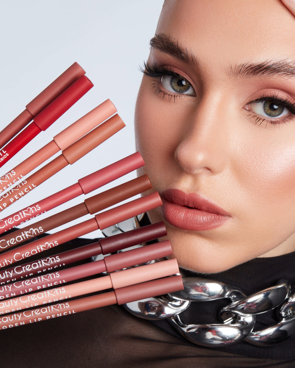 Wooden Lip Pencil Set Delineador de Labios