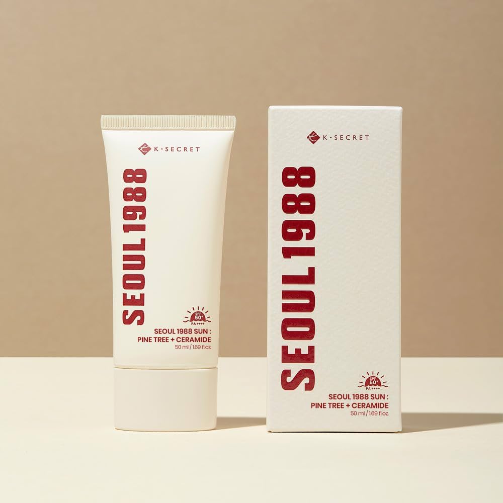 K-Secret SEOUL 1988 Sun 3 Pine Tree + Ceramide SPF50+ PA++++