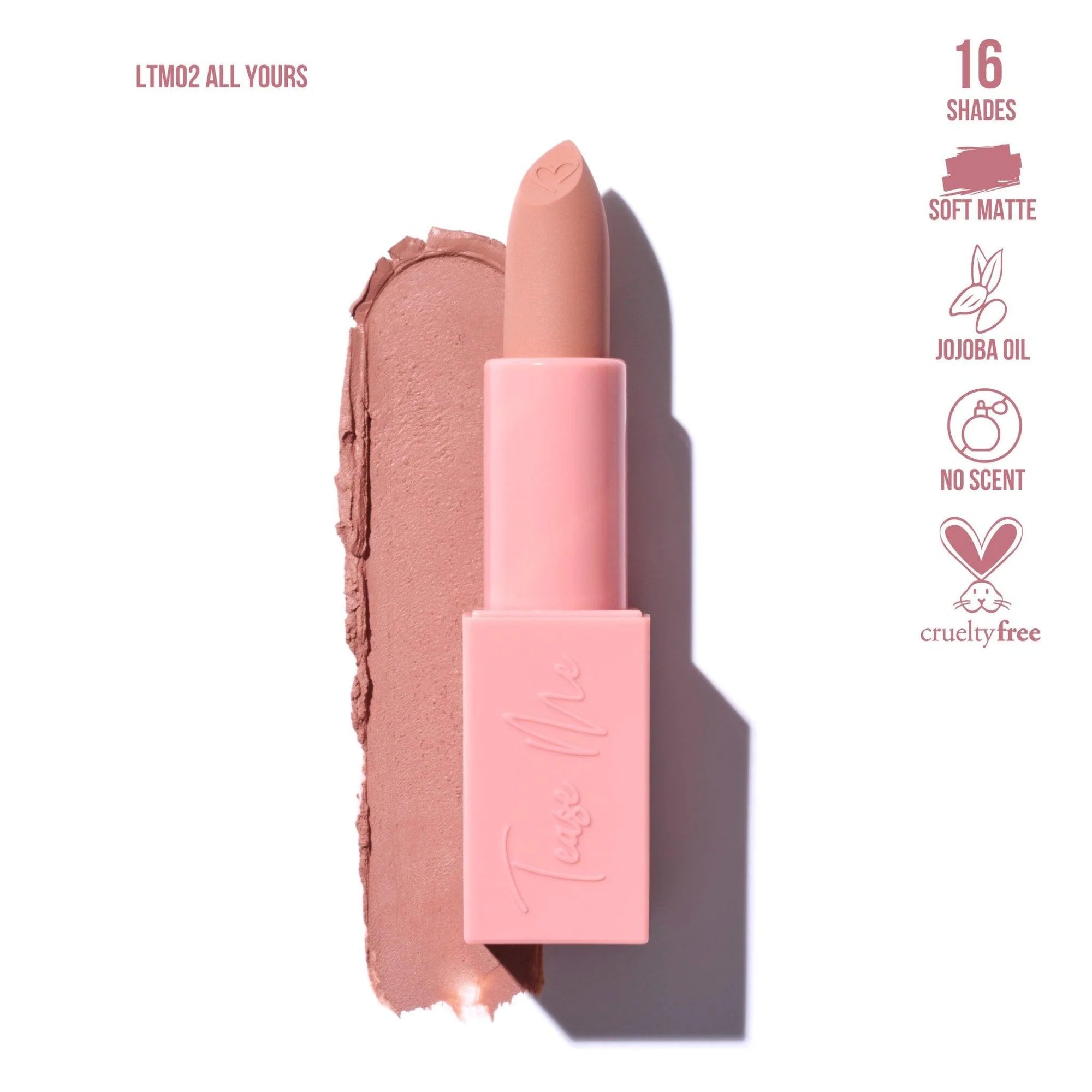 Tease Me Soft Matte Lipstick