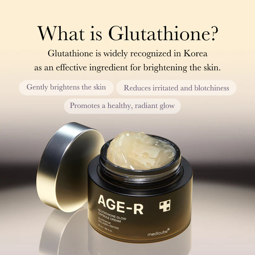MEDICUBE AGE-R Glutathione Glow Capsule Cream Crema Despigmentante