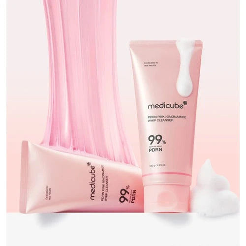 MEDICUBE PDRN Pink Niacinamide Whip Cleanser Limpiador